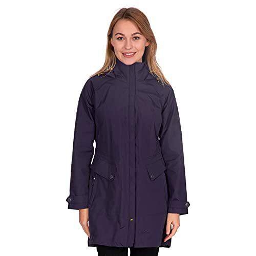 Trespass Chubasquero impermeable para mujer con capucha oculta