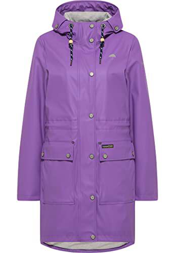 SCHMUDDELWEDDA 34318546 Impermeable, Morado, L para Mujer