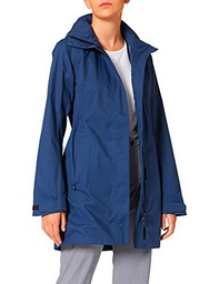 Schöffel Coat Easy L Chubasquero, Mujer, Azul Oscuro, 38