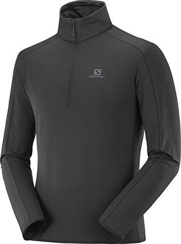 Salomon OUTRACK HZ MID M Camiseta interior de hombre con media cremallera con AdvancedSkin Warm para uso exterior