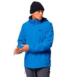 Jack Wolfskin Chaqueta Stormy Point M, Azul Pacific, Hombre