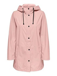 Only ONLELLEN Raincoat CC OTW Abrigo para Lluvia, Rose Smoke