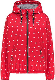 SCHMUDDELWEDDA Chaqueta, Red Dots AOP, XL para Mujer