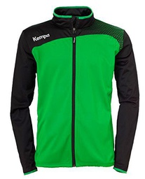 Kempa Emotion Classic Chaqueta, Hombre, Verde/Negro, XXXL