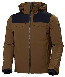 Helly Hansen Jackson Jacket Chaqueta, Hombre, 763 Bark Brown, 2XL