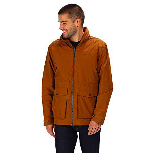 Regatta Chamarra con Capucha Oculta aislada Impermeable Hebson para Hombre