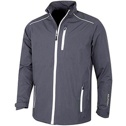 Island Green Chaqueta Impermeable de Golf - Negro/Blanco