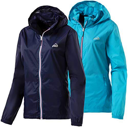 McKinley Kereol III Chaqueta De Lluvia, Turquoise, 44 para Mujer