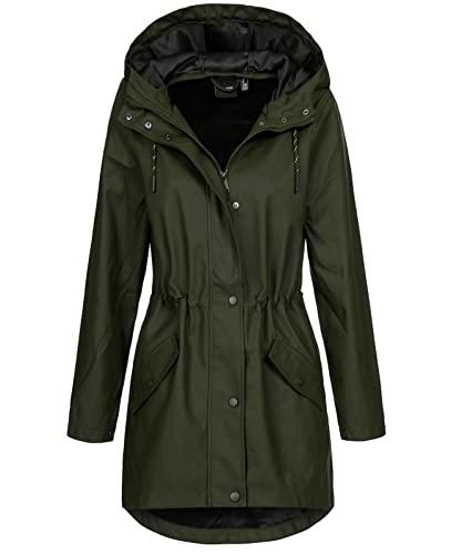 Vero Moda Vmmalou Aw22 Noos-Chaqueta con Revestimiento Lluvia