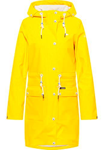 SCHMUDDELWEDDA Chubasquero, Amarillo, S para Mujer