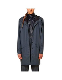 RAINS Chubasquero Senior Coat, Gris, Extra-Small Unisex Adulto