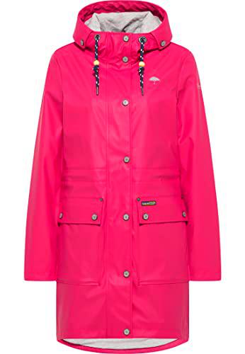 SCHMUDDELWEDDA 34318546 Impermeable, Rosa Oscuro, L para Mujer